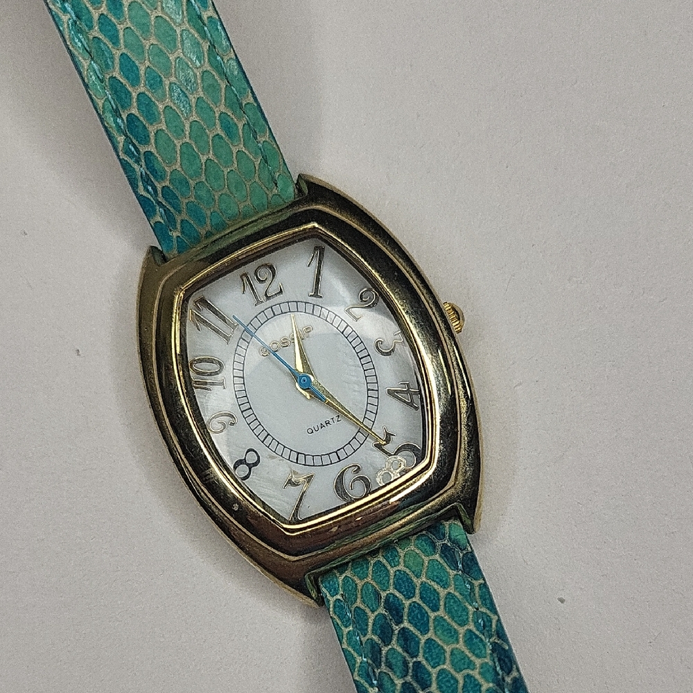 Gossip Teal and Gold Women's Watch